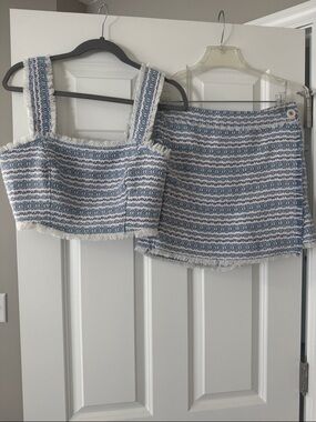 Crop Top & Mini Skort Set